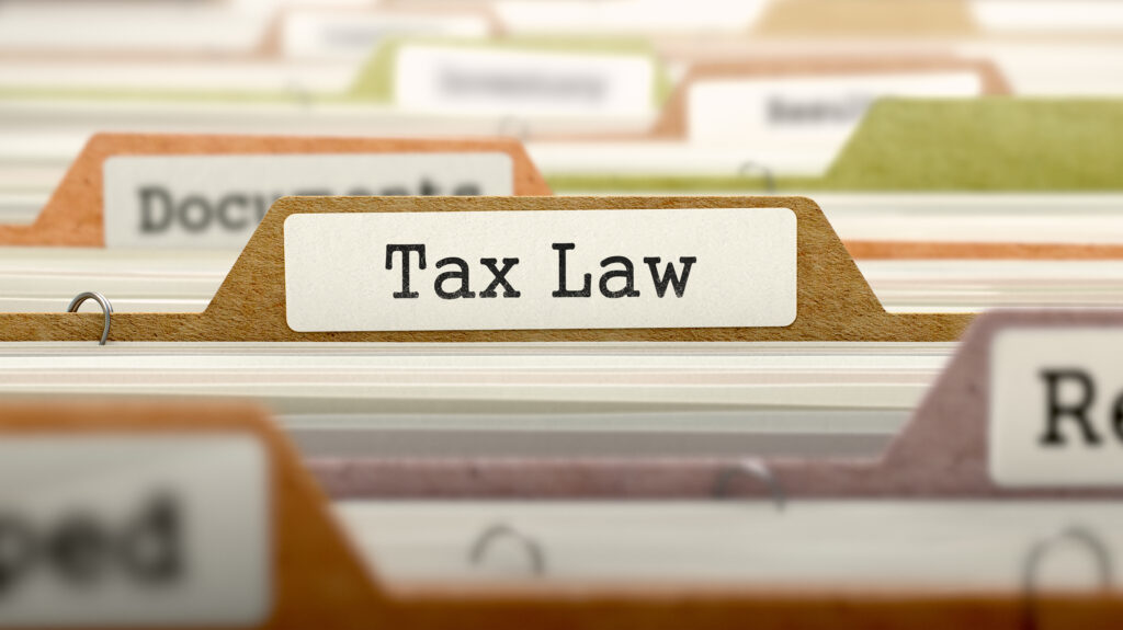 Tax Law folder