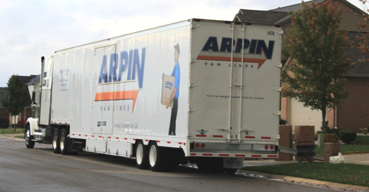 Arpin Van Lines moving van Abigail Drive Superior Township Michigan