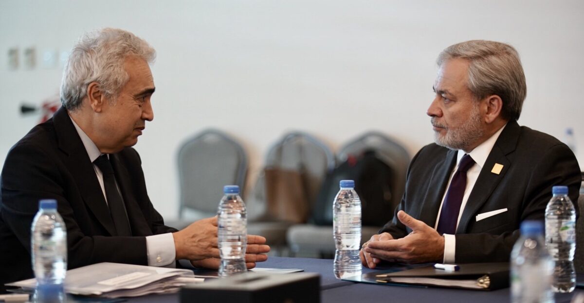 Always wonderful to see and chat with Fatih Birol Thank you for being a well-respected and expert voice on the world s energy outlook