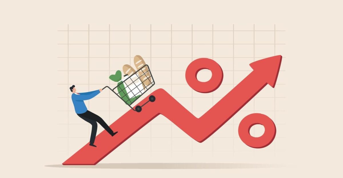 Food inflation The effect of the inflation rate on prices Consumer price index or CPI Prices of commodities and consumer goods rose due to rising inflation by