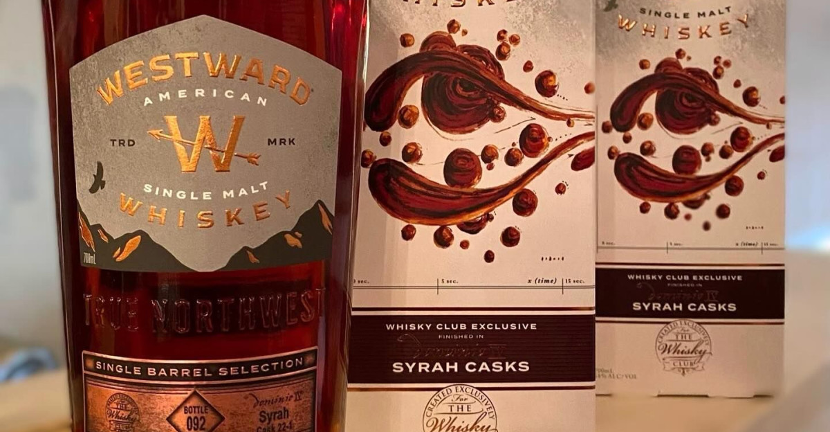 Behold Westward Whiskey s Syrah Single Barrel HERE S WHAT YOU NEED TO KNOW 1 It s the final jewel in the crown of a whiskey trilogy following the distillery s acclaimed Pinot Noir Single Barrel and Tempranillo Single Barrel expressions 2 It s an exclusive bottling for The Whisky Club and weighs in at a solid 58 ABV 3 Per Westward s Master Blender Miles Munroe miles munroe the secondary maturation was just over twelve months in a wet French Oak wine cask that previ by The Spirited Woman