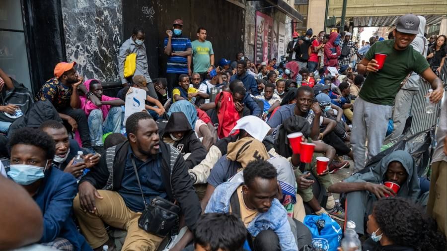 New York strains to house asylum-seekers as migrant crisis moves north by Justin Pressley