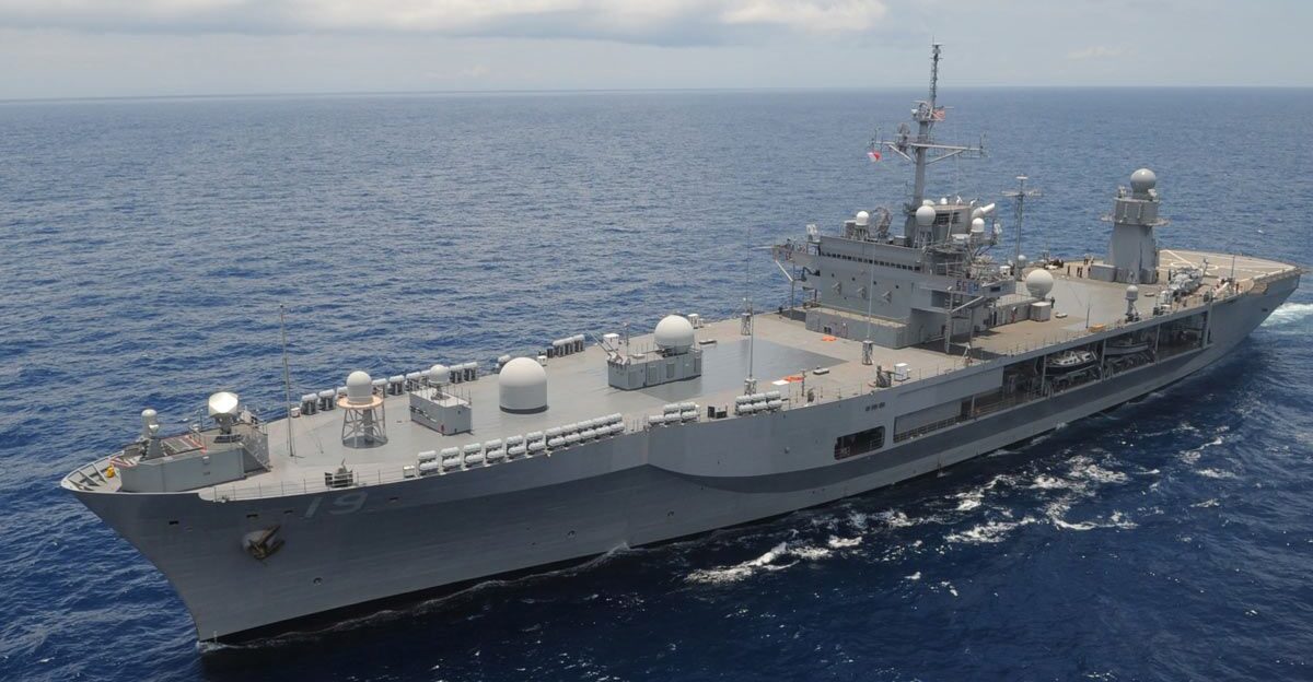 Blue Ridge Class Amphibious Command Ship 010 by Gilberto Martinez