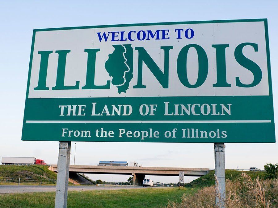 Welcome to Illinois The Land of Lincoln - From the People of Illinois by Vintage Tamara