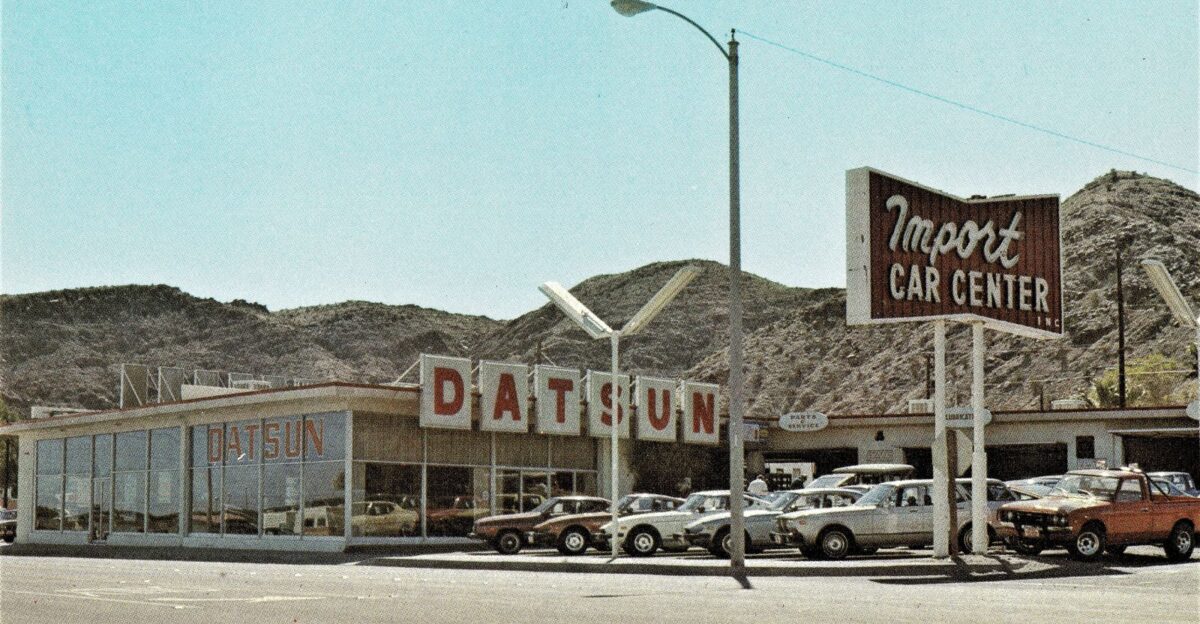 s Import Car Center Datsun Dealership Cathedral City California by Chicagobred1
