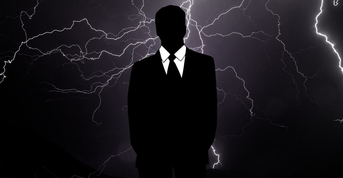 businessman crisis rain lightning baisse nature business economic decline economic downturn recession low point low loss stagnation stop quiet time slackened economic crisis people darkness silhouette