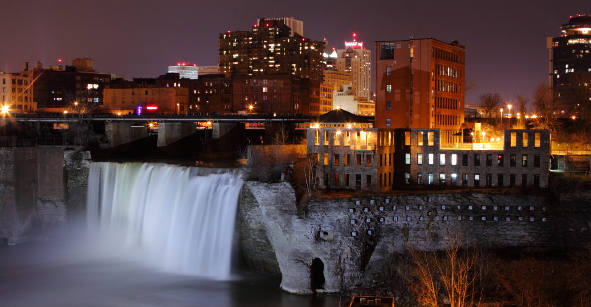 High Falls in Downtown Rochester New York