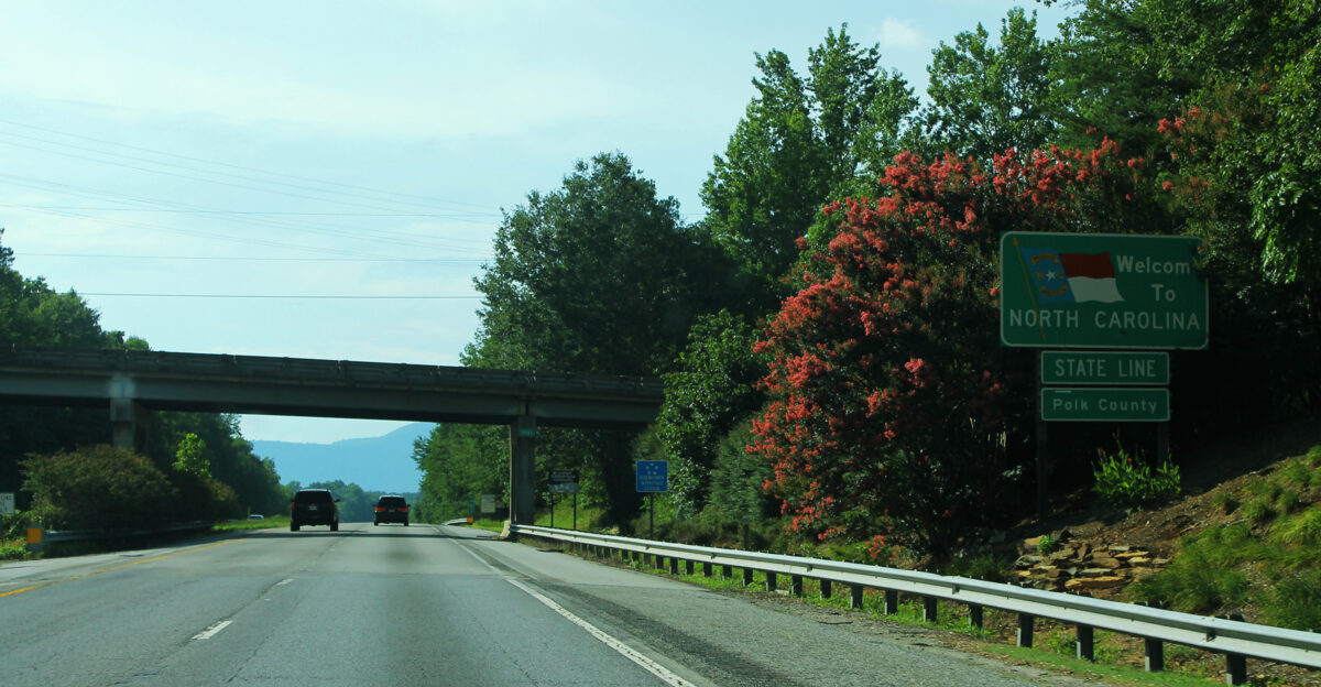 I-26 North - Welcome to North Carolina