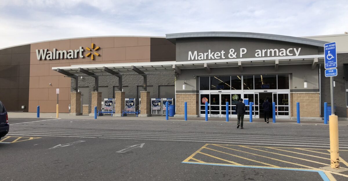 Walmart at the Chantilly Shopping Center in Chantilly Fairfax County Virginia