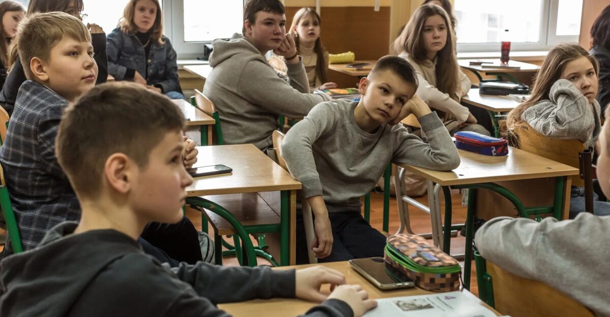 In a Kyiv Classroom Cries for Help From Children Scarred by War - The New York Times by Vikor