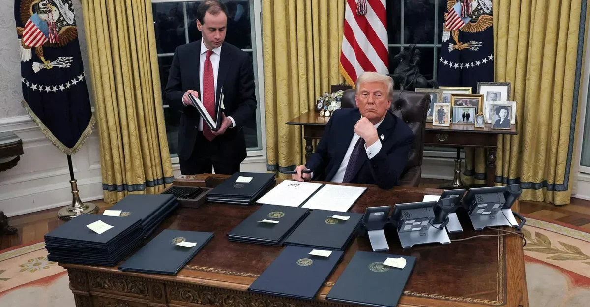 Trump s executive orders at the White House by Kimberly Carignan