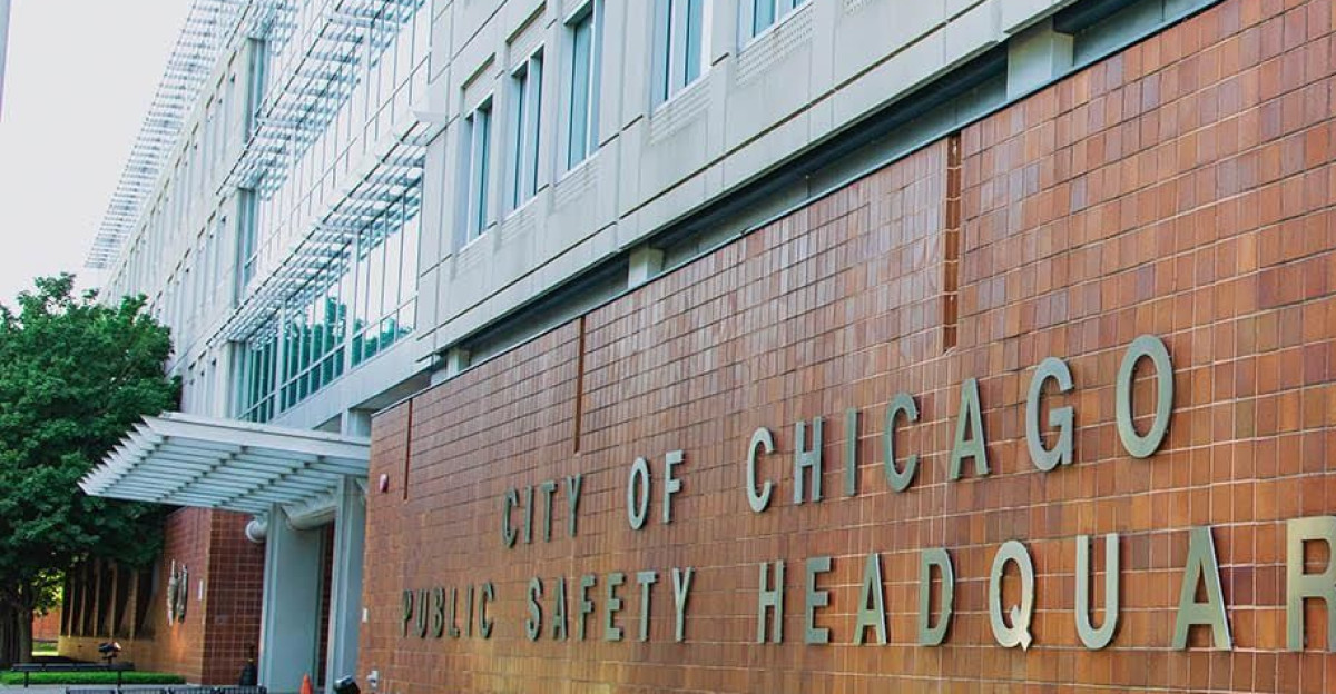 Chicago Police Department Headquarters 3510 S Michigan Ave Michael Izquierdo WTTW News by Melissa L