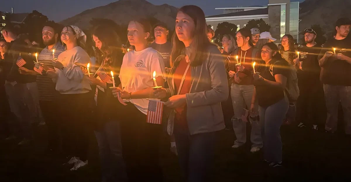 Utah students lift voices in prayer at vigil for Charlie Kirk s Christian legacy Felt called by God by Cboydst