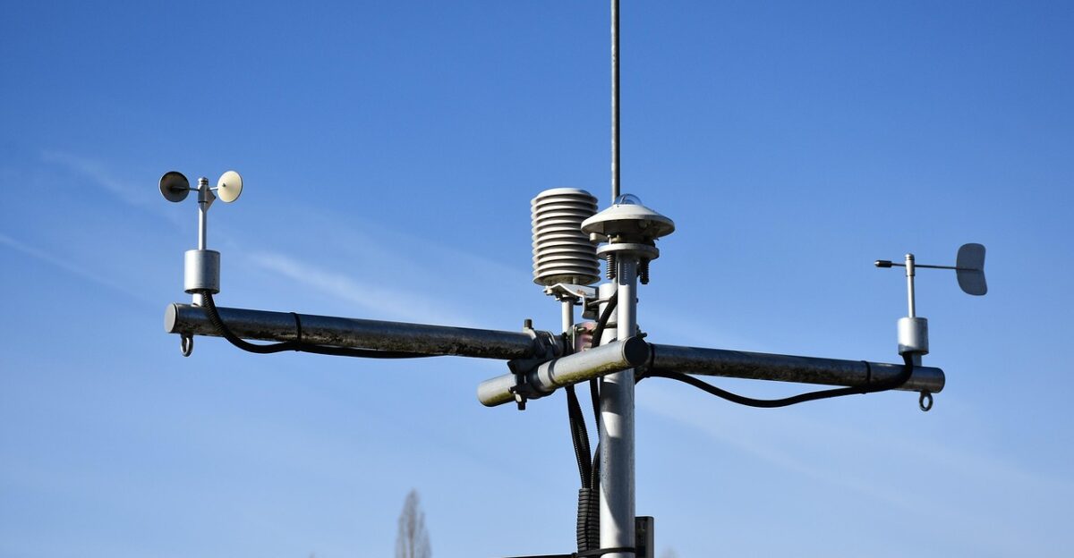 anemometer weather station professional weather service observation weather observation forecast weather map light sun nature heaven