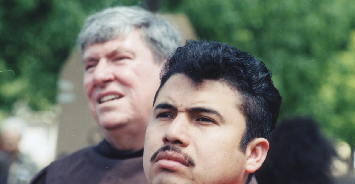 Immigrant Workers Civil Rights Protest across from the White House at Lafayette Park NW Washington DC on Wednesday 7 May 1997 by Elvert Barnes Photography Elvert Barnes PROTEST PHOTOGRAPHY elvertbarnes com protestphotog1997
