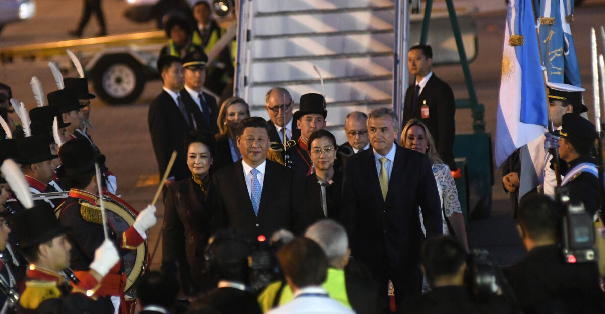 Arrival of Xi Jinping President of China