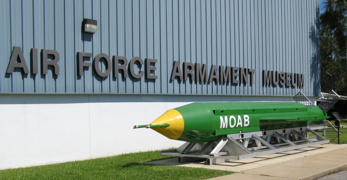 MOAB glide bomb USAF Armaments Museum Eglin AFB Florida