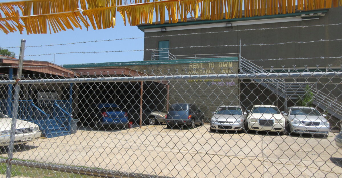 Used car lot Mid-City New Orleans