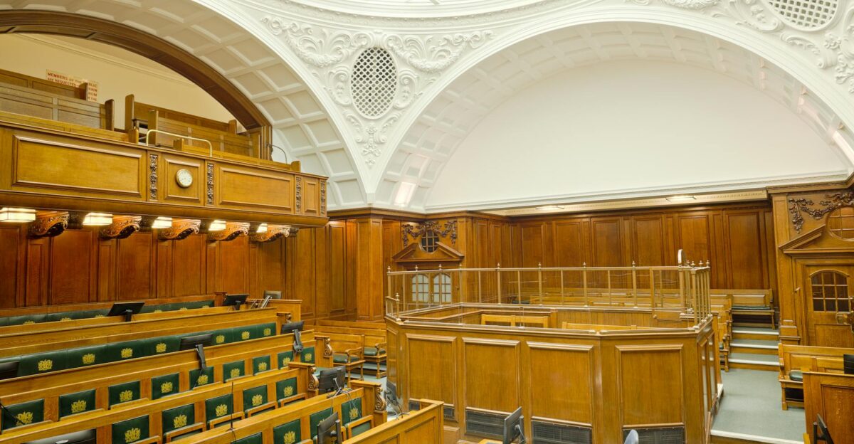 Central Criminal Court of England and Wales The Old Bailey Court Number 1 The Dock