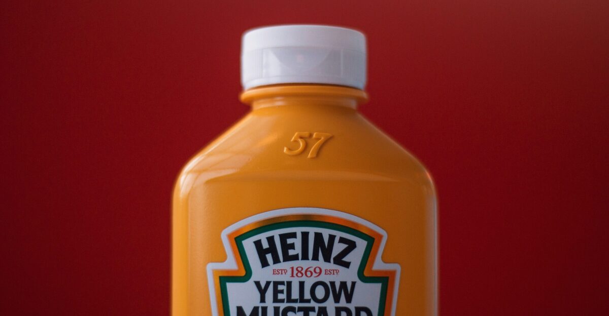 Heinz yellow mustard bottle