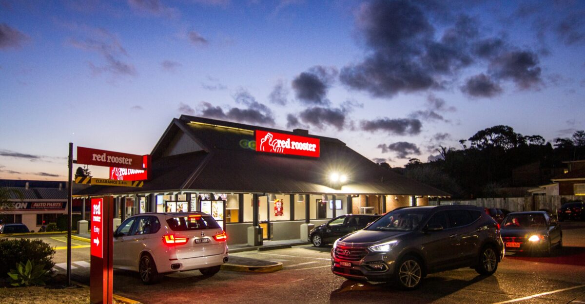 vehicle on drive thru