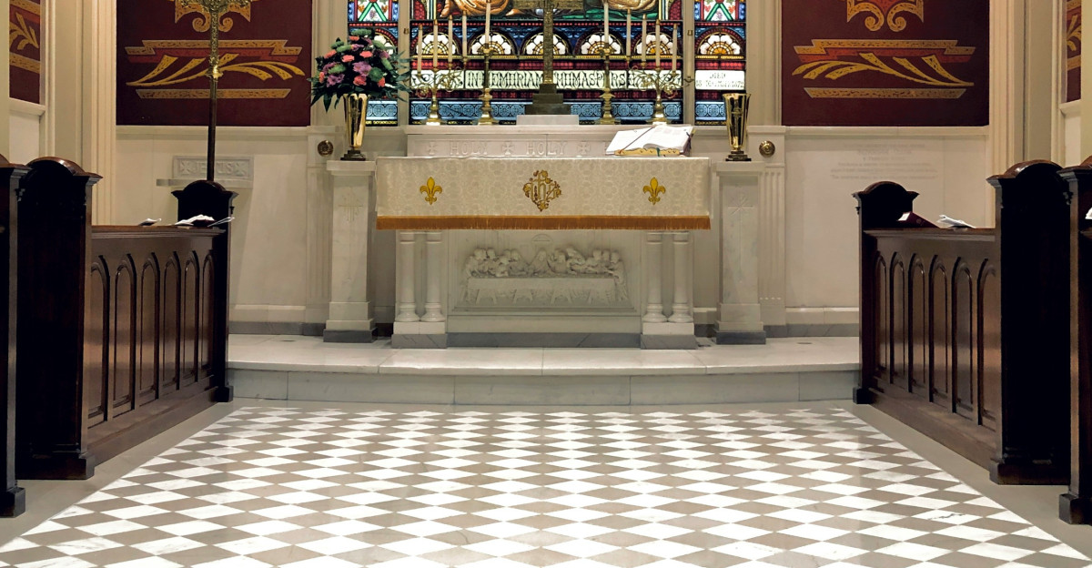 white and brown church interior
