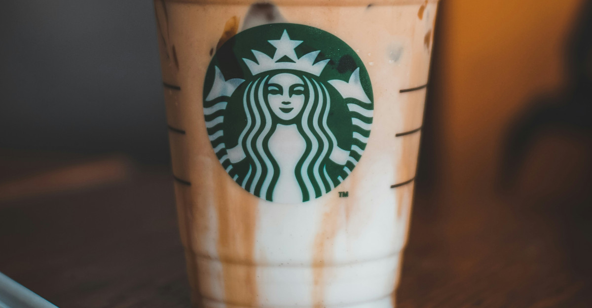 white and brown starbucks cup