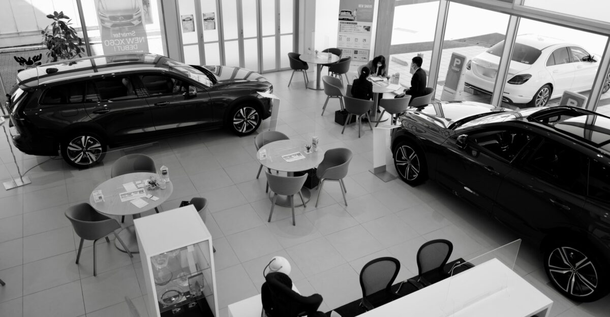 a group of people in a car