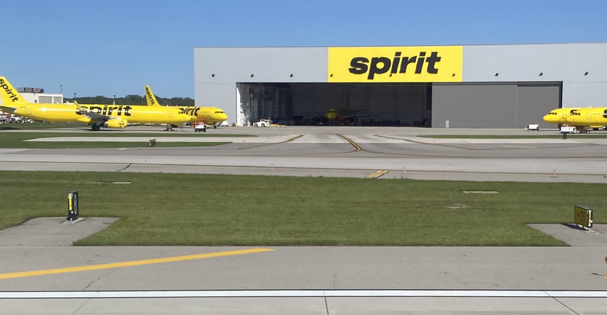 Spirit Airlines Maintenance Hangar at DTW