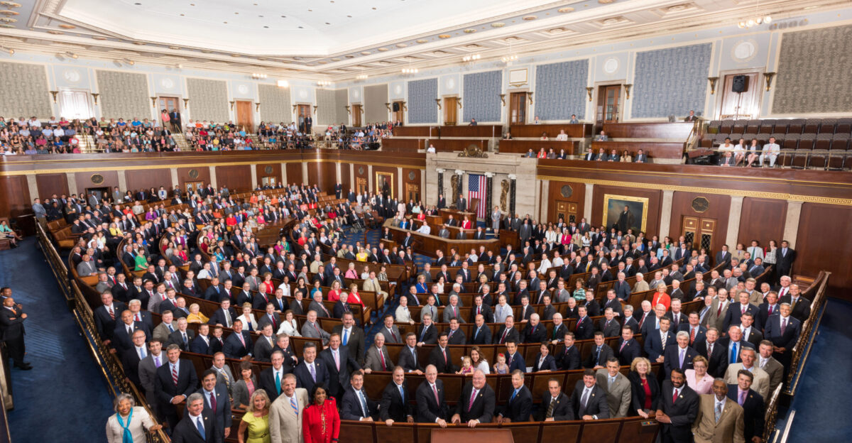 Official photo of the 114th United States Congress