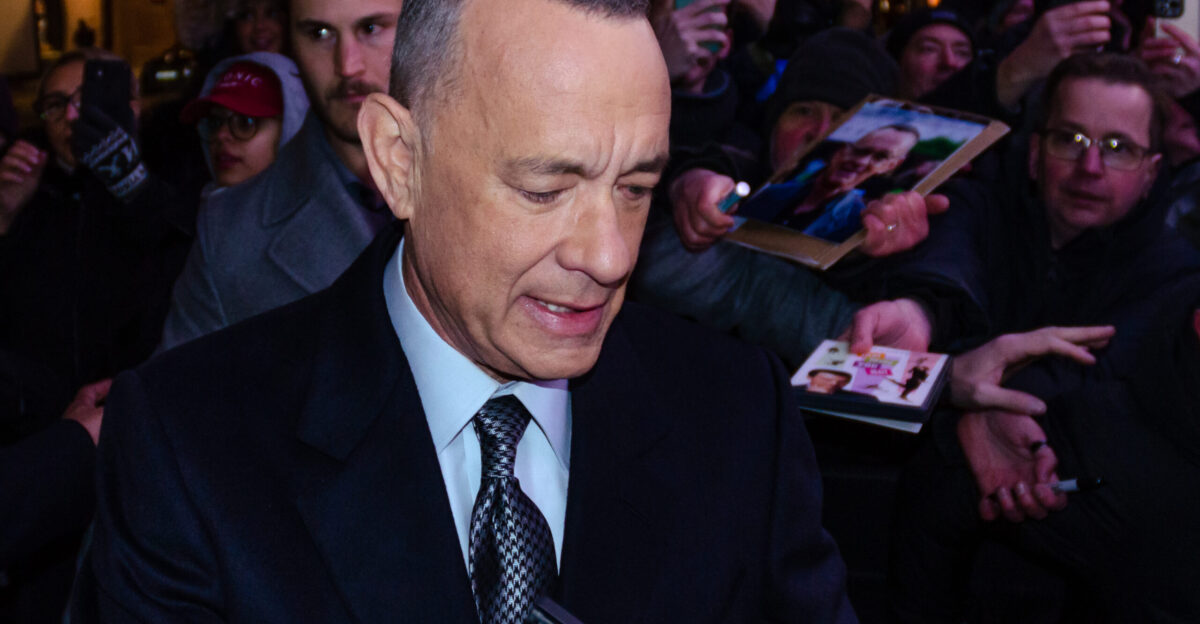 Tom Hanks at the film premiere in Sweden of the film A man Called Otto