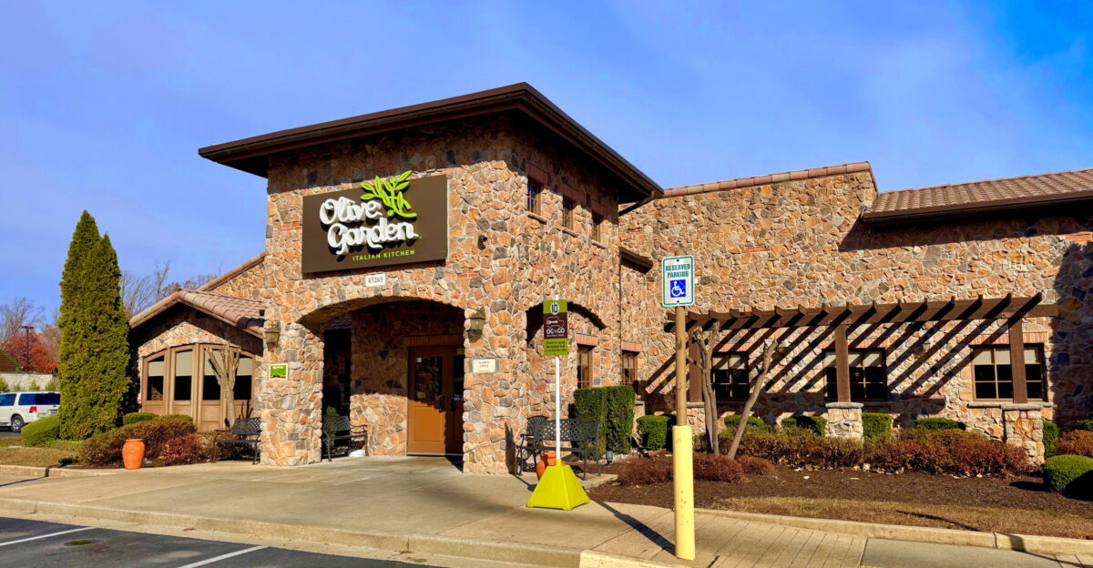 An Olive Garden restaurant in California Maryland