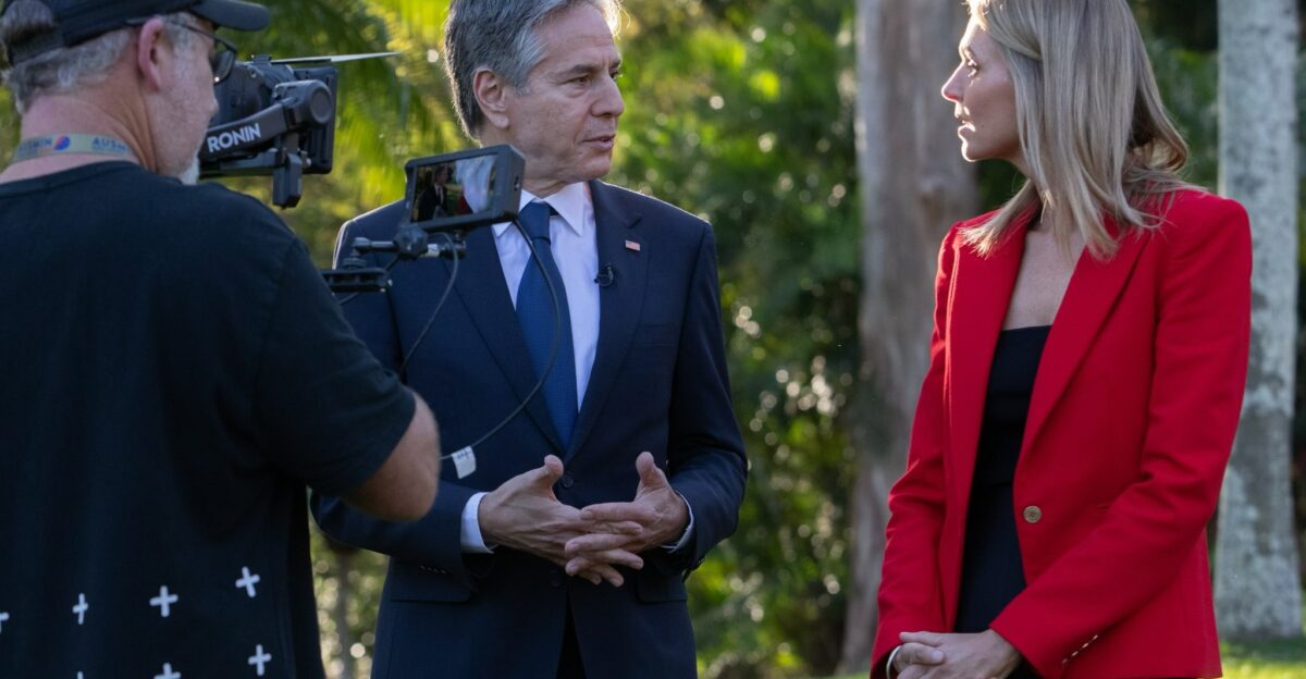 Following AUSMIN23 SecBlinken sat down with Amelia Adams from 60MinutesAUS talking about coordinating on our vision for a free and open IndoPacific deepening cooperation globally and advancing the third pillar for and climate and cleanenergy