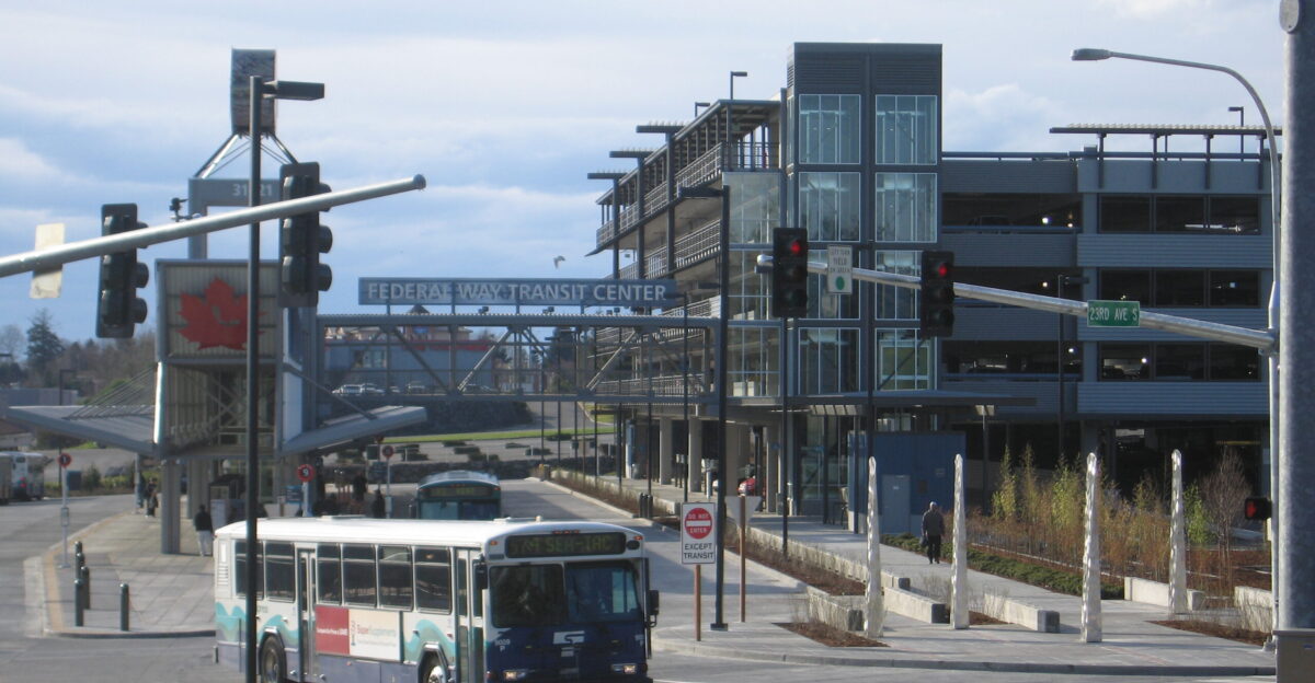 Federal Way Transit Center in Federal Way Washington