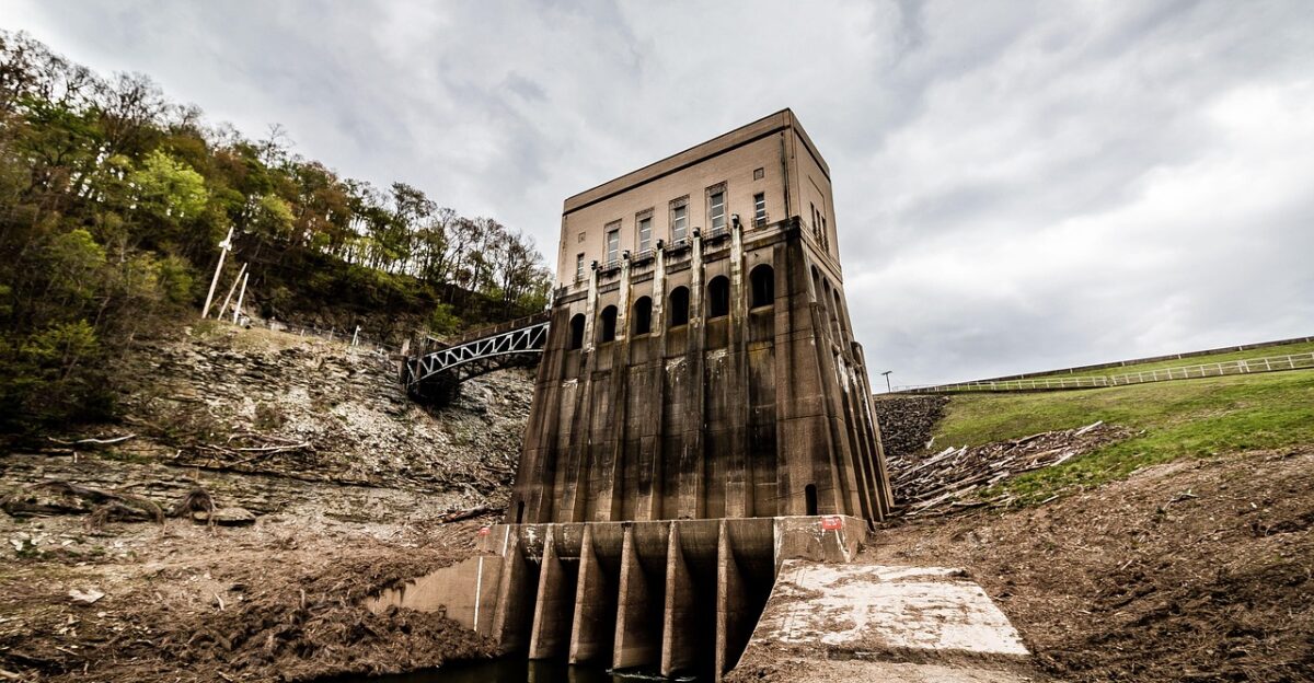 dam structure river engineering architecture landmark energy ohio landscape