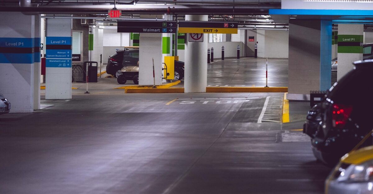 indoor parking cars inside transportation automobile transport canada walmart signs stop level exit walmart walmart walmart walmart walmart