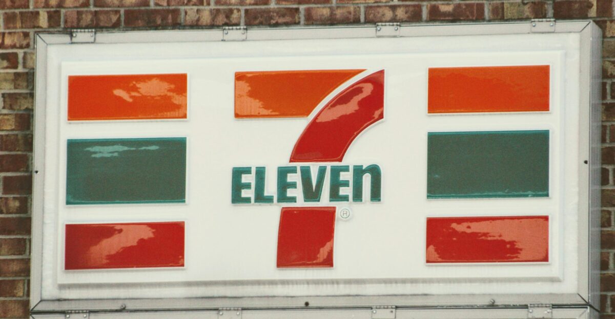 Eleven wall sign