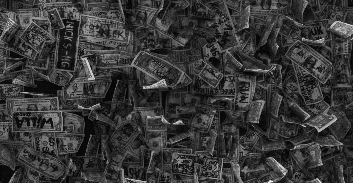 grayscale photo of a bunch of metal tools