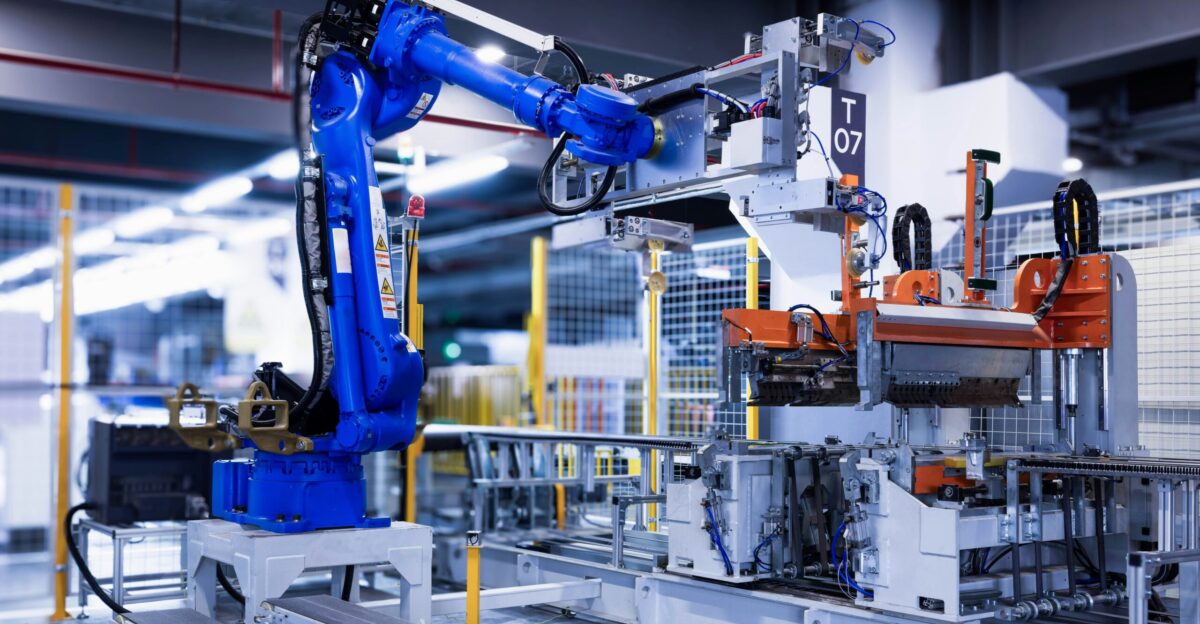 a machine that is working on some kind of thing