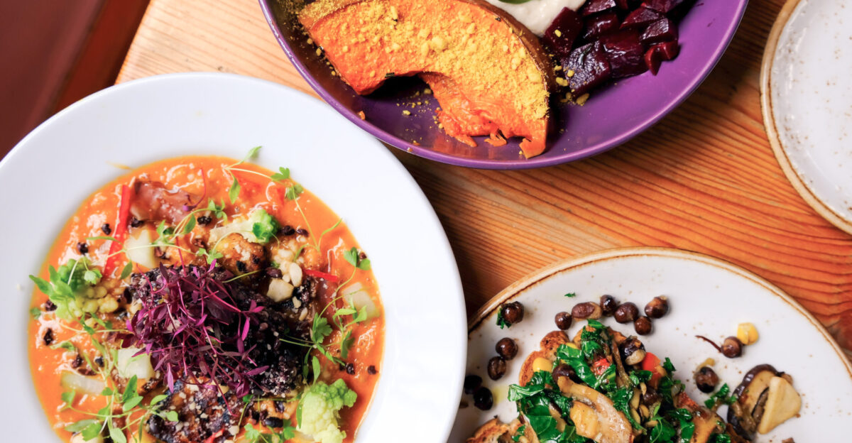 Plant-Based Dishes Raw Food