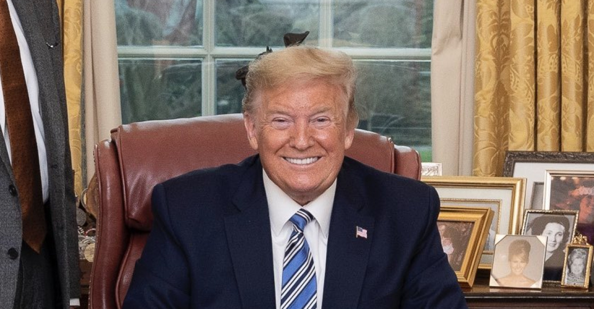 I met with @realDonaldTrump in the Oval Office at White House on March 11, 2020 at President’s request. I have not published photo earlier but thought today was good day to so do for context after leftist & Gannett attack article. Official White House Photo by Joyce N. Boghosian.