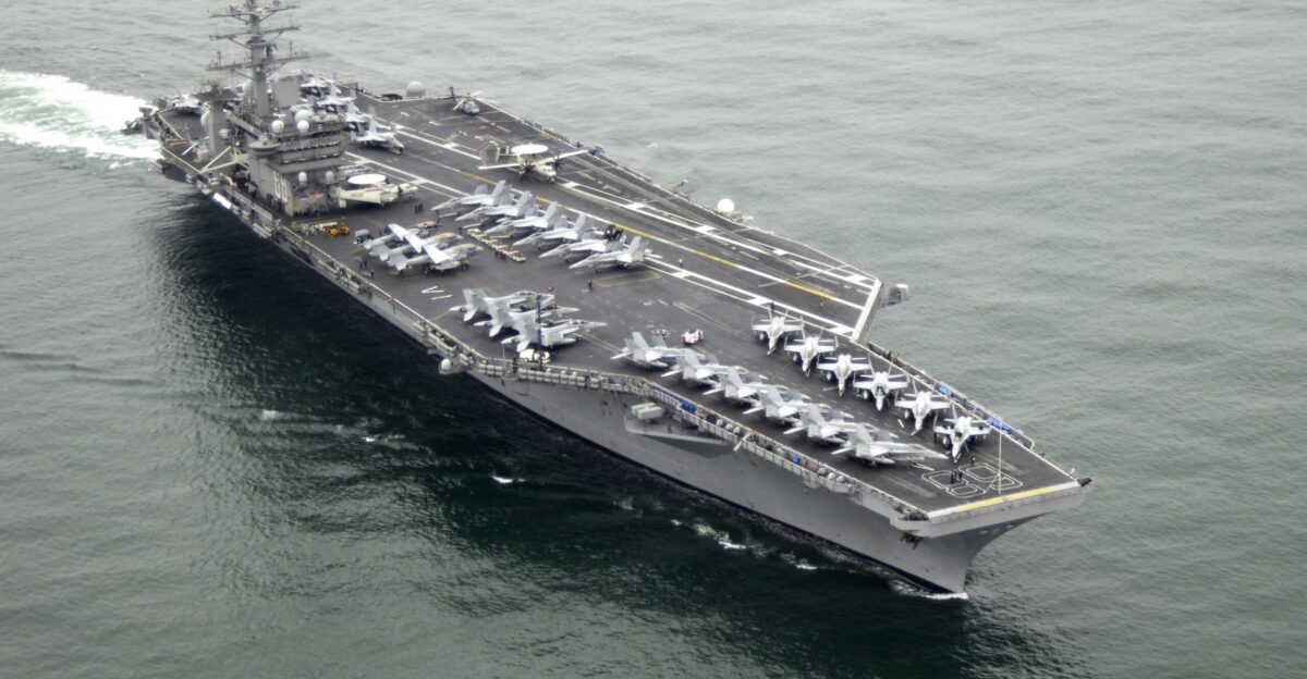 The aircraft carrier USS Nimitz CVN 68 and embarked Carrier Air Wing CVW 11 transits into San Diego prior to mooring at Naval Air Station North Island Nimitz is preparing for a 2009 regularly scheduled Western Pacific Deployment