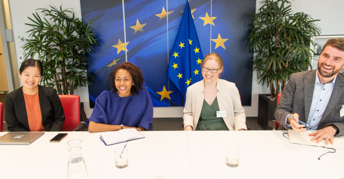 On 26 September 2023 V ra Jourov Vice-President of the European Commission in charge of Values and Transparency received Anna Makanju Vice-President of Global Affairs at OpenAI Sandro Gianella Head of European Policy Partnerships and Global Affairs at OpenAI and Jade Leung Governance Lead at OpenAI