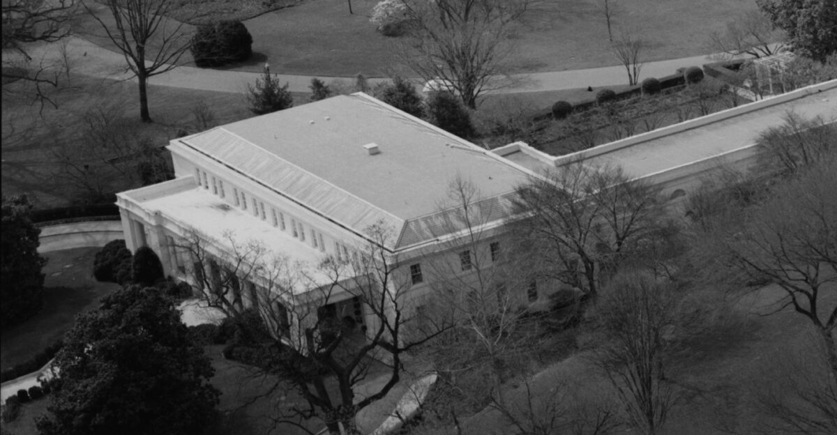View of the White House East Wing from the North-East