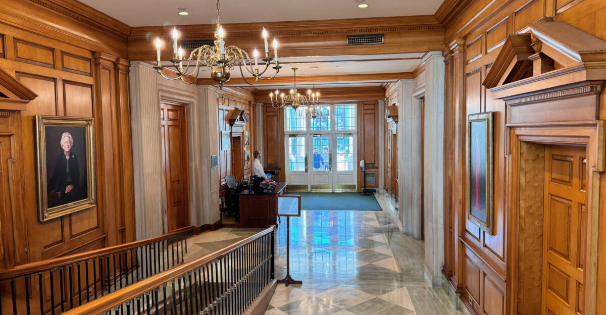 White House East Wing lobby