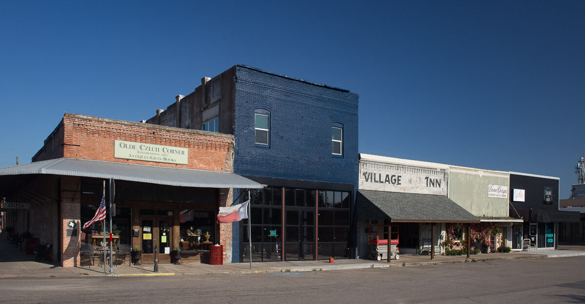 Old buildings in downtown West Texas
