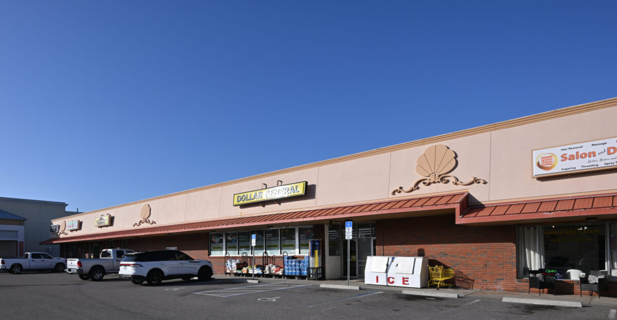 Dollar General and Big Island Burrito at Indialantic Center strip mall 818 North Miramar Avenue Indialantic Florida 32903