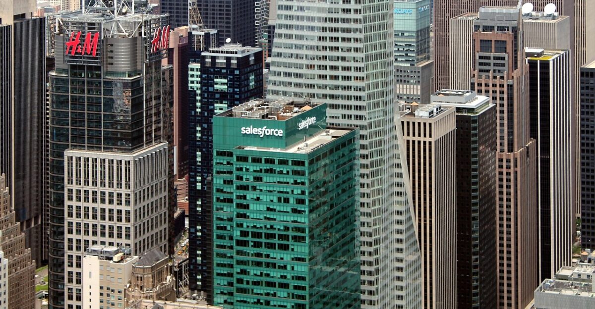 new york skyline cityscape skyscrapers usa nyc h m salesforce salesforce salesforce salesforce salesforce salesforce