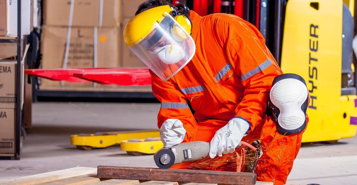 industrial security logistic workwear industrial security safety glasses vest employee required factory personal protection worker supervisor tool fierro steel kneepads overalls cut off shoes safety shoes employee factory factory factory worker worker worker worker worker