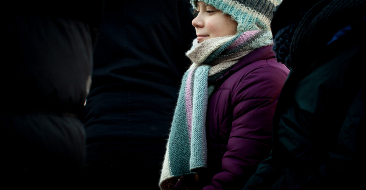 In August 2018 outside the Swedish parliament building Greta Thunberg started a school strike for the climate